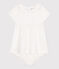 Wit katoenen babyjurkje met bloomer en ajourdetails wit ECUME