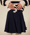 Jupe en bouclette velours enfant fille bleu SMOKING