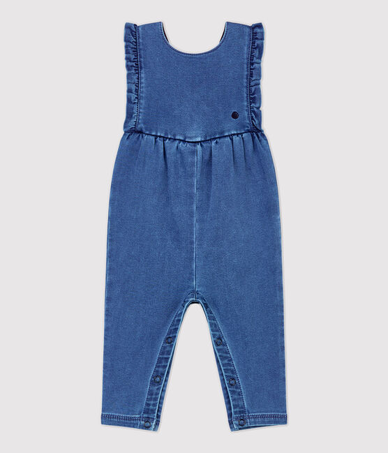 Combinaison en denim bébé. bleu JEAN