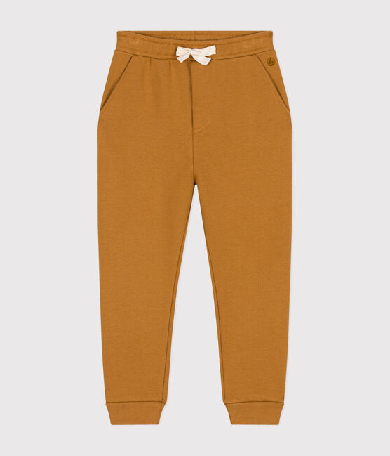 Joggingbroek voor jongens bruin CUIVRE