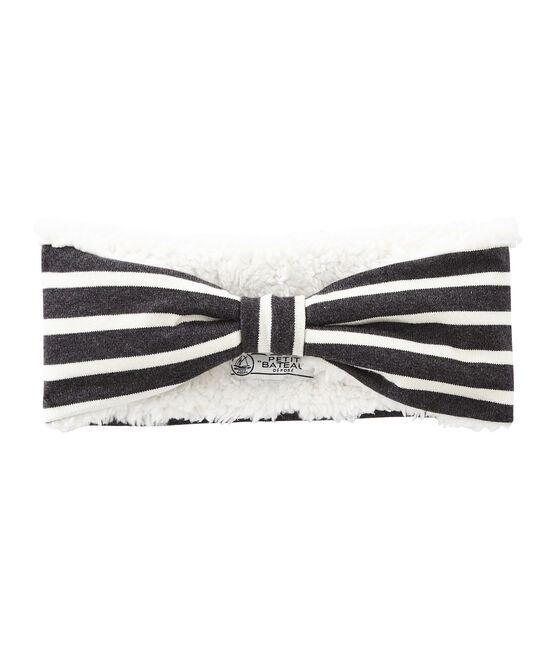 Bandeau chaud femme noir CITY/beige COQUILLE
