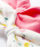 Set van 2 effen haarbanden met print voor baby meisje variante 2