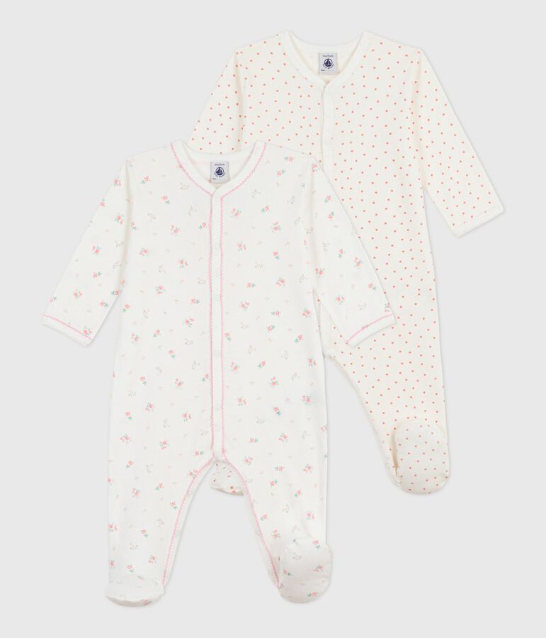 Lot de pyjamas b&eacute;b&eacute; en coton imprim&eacute; variante 1