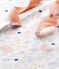 Mix & Match meisjespyjamabroek wit ECUME/roze ROSE/ MULTICO