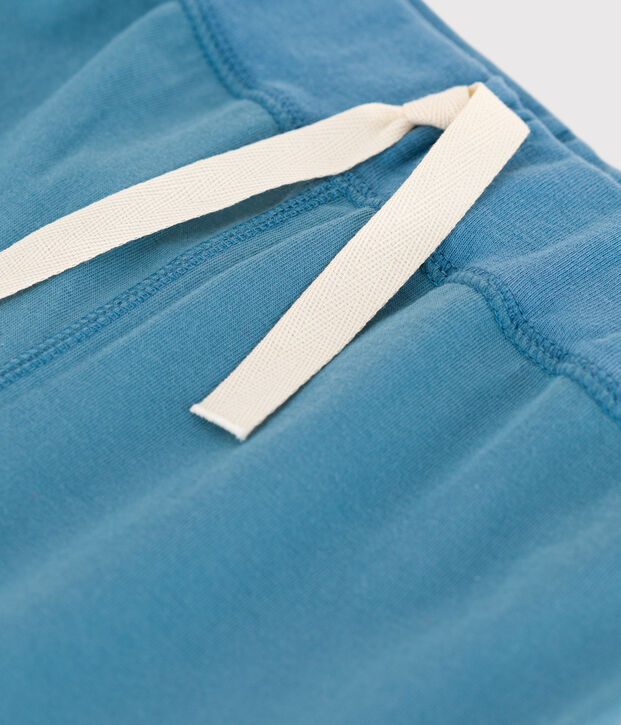 Jongensbermuda in katoen blauw
