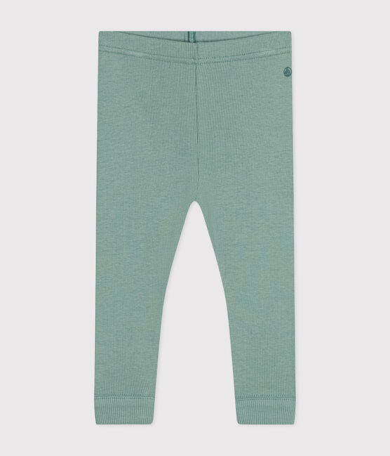Katoenen legging voor baby's groen PAUL