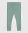 Katoenen legging voor baby's groen PAUL