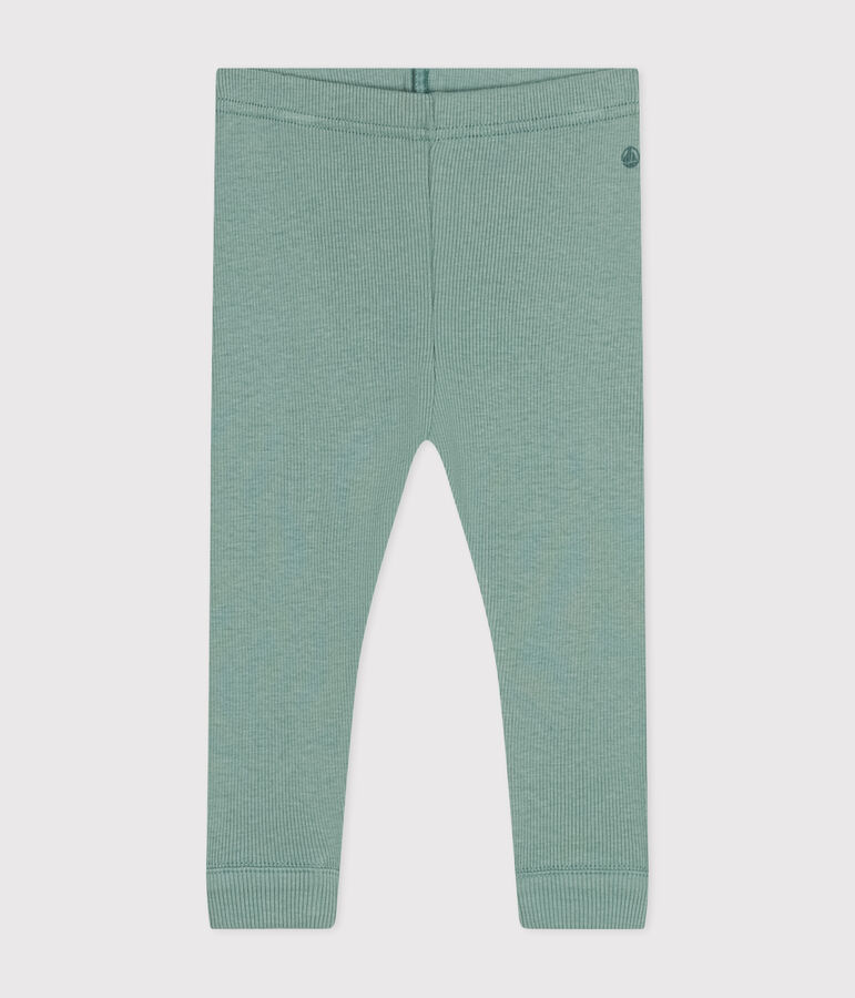 Katoenen legging voor baby's groen
