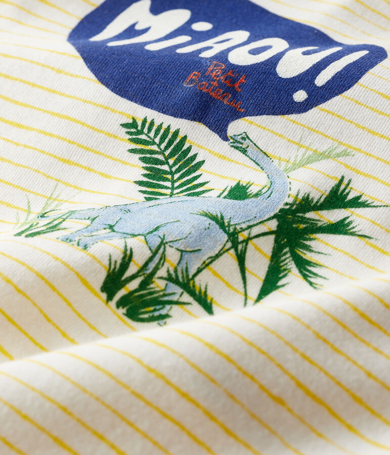 Dors bien b&eacute;b&eacute; en c&ocirc;te blanc MARSHMALLOW/jaune SHINE