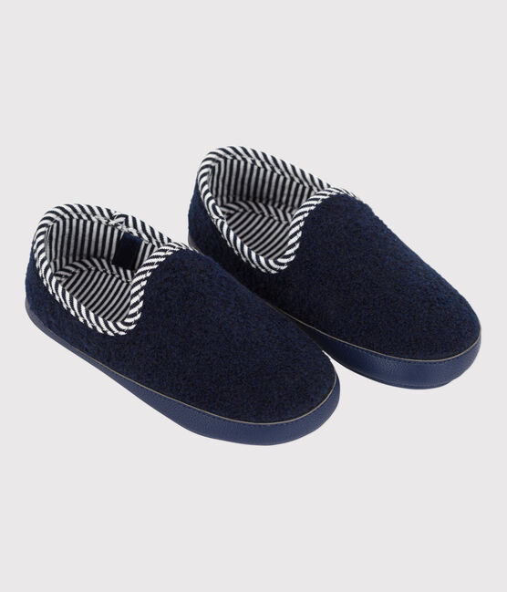 Chaussons enfant garçon-fille bleu SMOKING