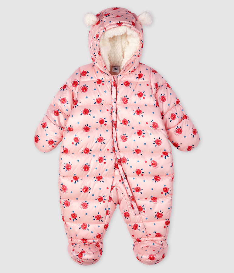 Pilootpakje baby meisje/jongen roze MINOIS/wit MULTICO