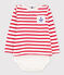 Glinsterende Dames marinière wit MARSHMALLOW/blauw SURF