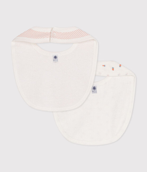 LOT DE 2 BAVOIRS B&Eacute;B&Eacute; EN COTON multicouleur