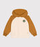 Hoodie van fleece voor jongens beige AVALANCHE/ CUIVRE