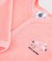 Dors-bien en bouclette velours rose