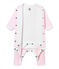 Bodyjama Bébé mixte rose VIENNE/blanc ECUME