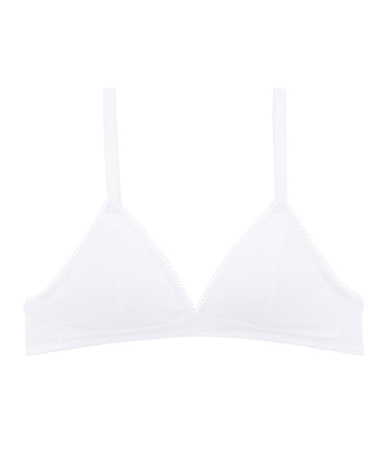 Soutien-gorge padd&eacute; fille blanc