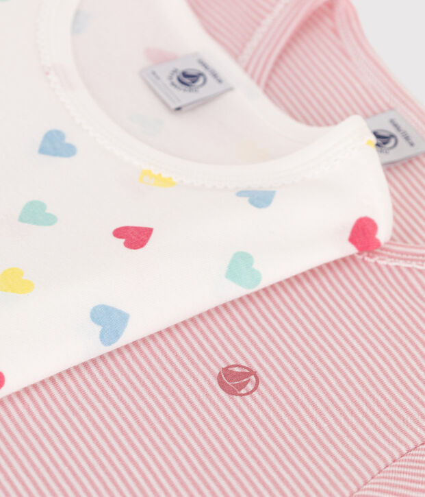 Set van 2 korte katoenen pyjama's voor kinderen multicouleur