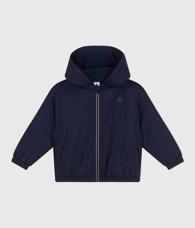 Windjack met fleece voor jongens blauw