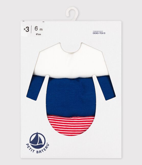 Lot de 3 bodies manches longues en coton variante 1