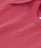 Body manches courtes bébé en maille ajourée rose PAPI