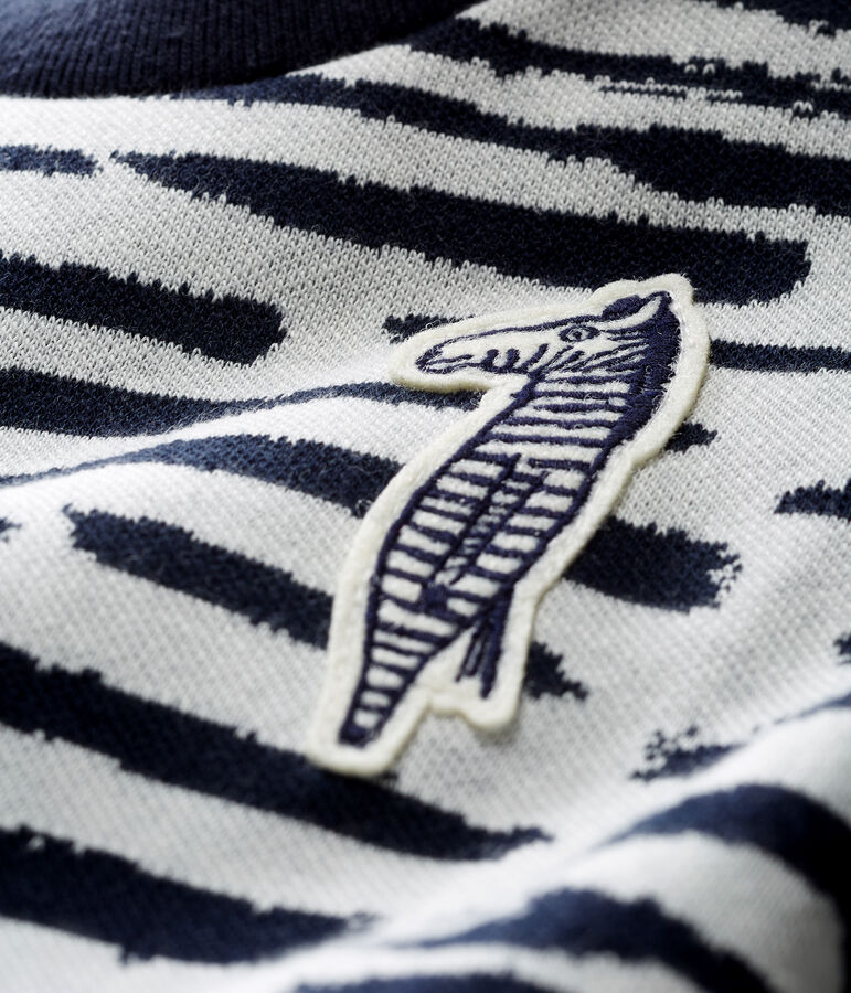 Sweatshirt baby gemixt Jean Jullien wit/DASH CN