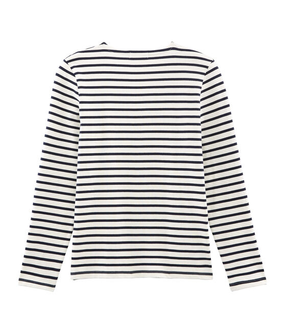 Marinière iconique homme beige COQUILLE/bleu SMOKING