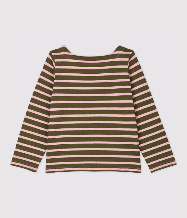 Marini&egrave;re en coton enfant fille vert/CHARME BRILLANT