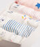 Lot de 5 bodies manches longues bébé fille variante 1