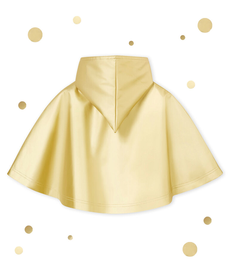 Regencape voor baby's geel DORE