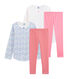 Duo de pyjamas petite fille en côte