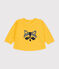 Fleece sweatshirt voor baby's geel DAISY