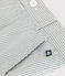 Bermuda short enfant en coton à rayures blanc MARSHMALLOW/bleu BRUT