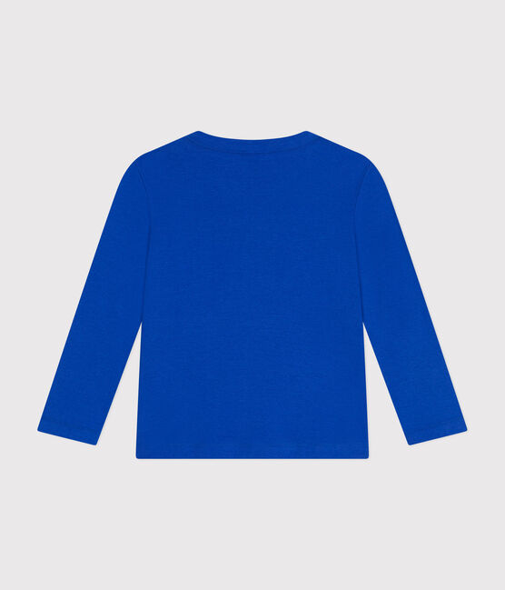 T-shirt met lange mouwen van ribstof voor jongens/meisjes blauw CALVIN