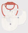Lot de 3 bavoirs bébé en coton variante 2