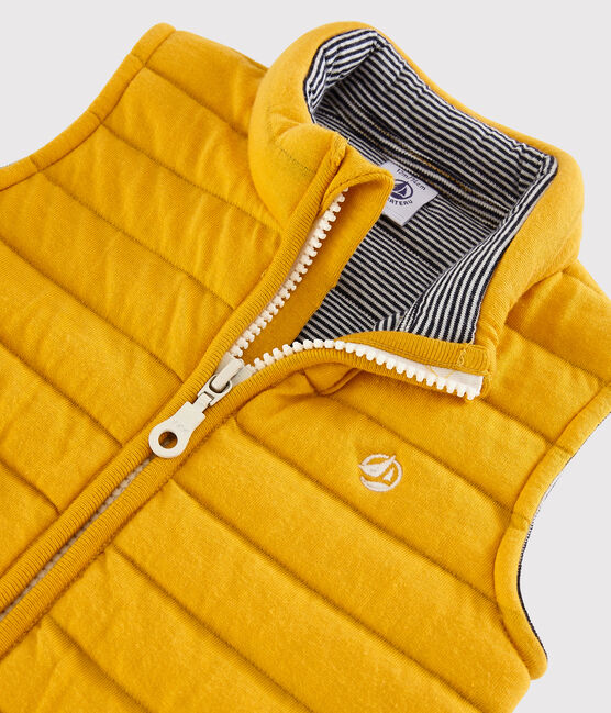 Blouson sans manches bébé garçon jaune BOUDOR
