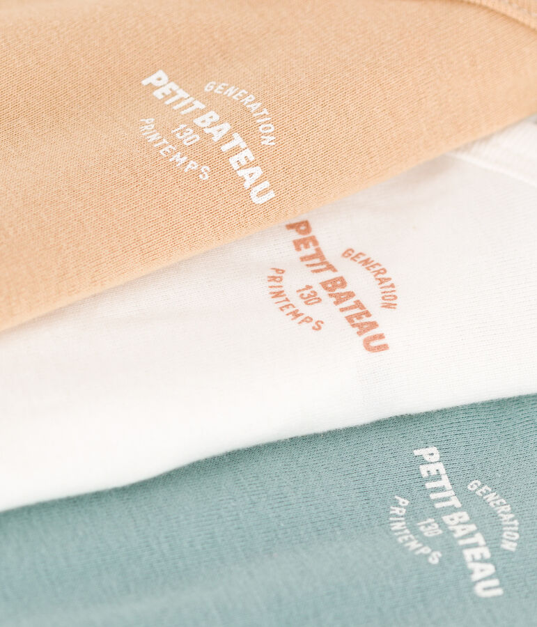 Set van 3 katoenen omslagbody's 130 lente met lange mouwen multicouleur