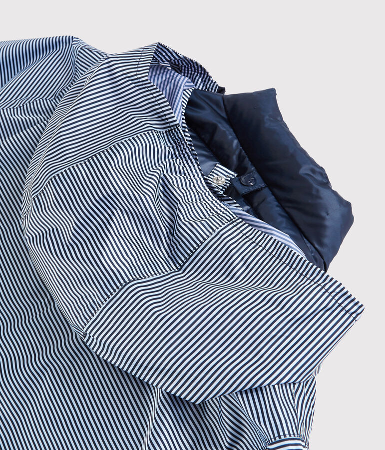 3 in 1 gerecyclede Dames windjack blauw/wit