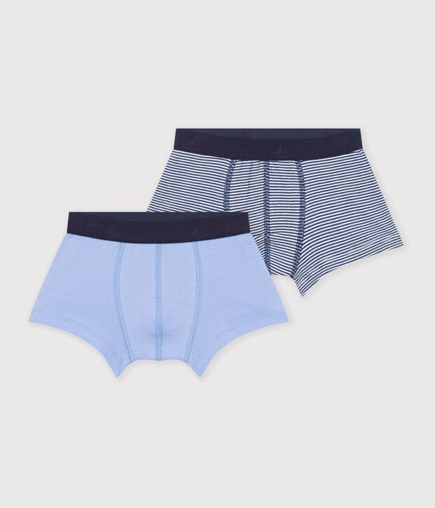 Lot de 2 boxers en coton multicouleur