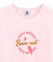 Meisjespyjama roze VIENNE/wit MULTICO
