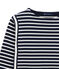gestreept marinetruitje in zware jersey voor dames blauw SMOKING/beige COQUILLE