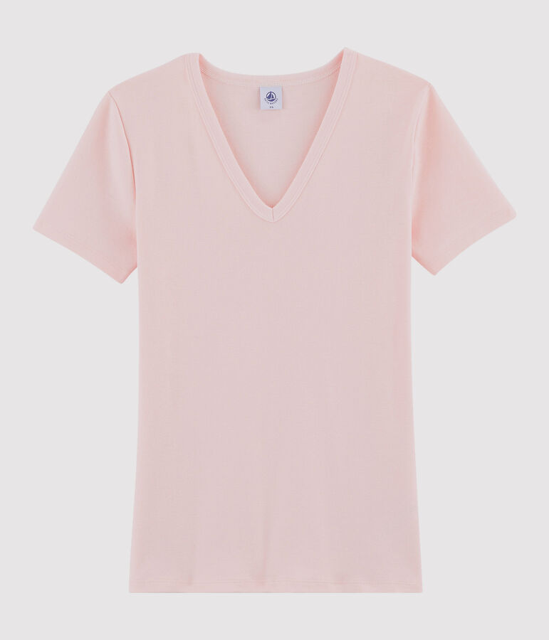 Tee shirt iconique femme rose