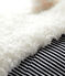 Sherpa-hoed voor baby meisje/jongen wit MARSHMALLOW
