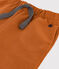 Broek in molton voor baby's bruin ECUREUIL