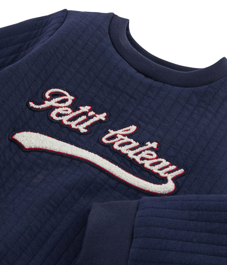 Tubic sweater jongetje blauw SMOKING