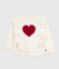 Katoenen sweatshirt met print voor kinderen ecru MILK