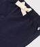 Short bébé en jersey flammé uni bleu SMOKING