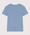 L'ICONIQUE, dames-T-shirt met ronde hals in katoen blauw AZUL