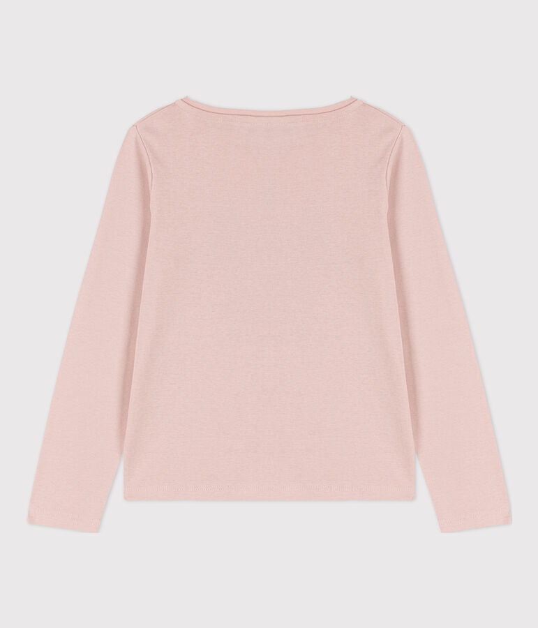 T-shirt met lange mouwen uit katoen voor meisjes/jongens roze SALINE