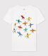 T-shirt col rond iconique en coton Femme